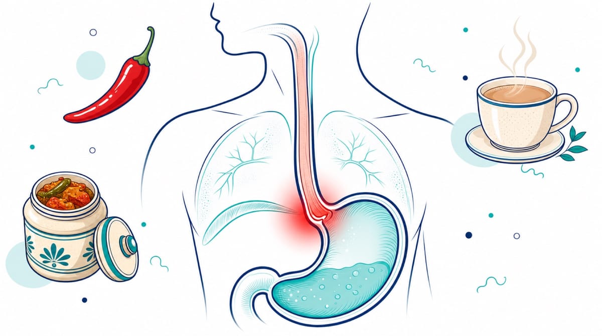 Indian adult with upper abdominal discomfort in a clinical consultation setting, gastroenterology India context